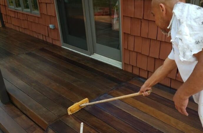 Deck Staining - Myrtle Beach Deck and Patio Custom Builders